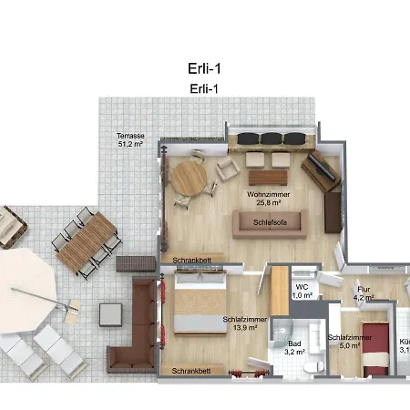Appartement Haus Erli à Mittenwald Extérieur photo